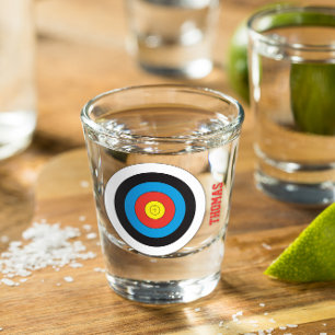 A Shot Cible de tir à l'arc Verre de tir personnalisé
