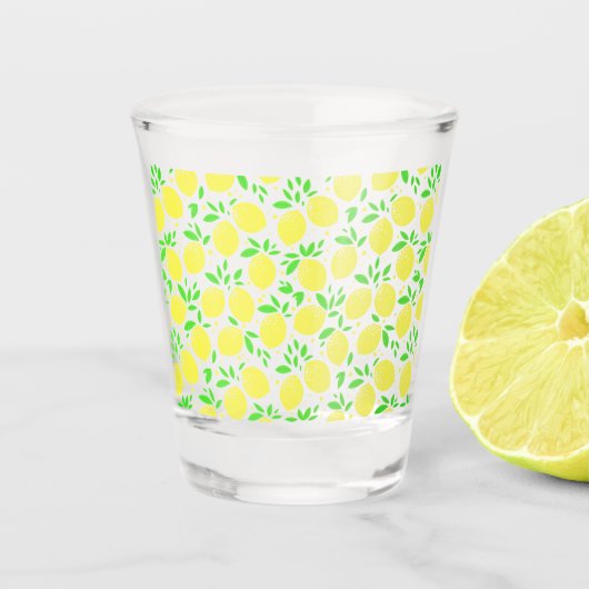 A Shot Citrons en verre (Devant)