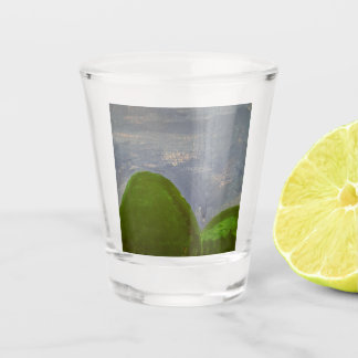 A Shot Collines de verre vert