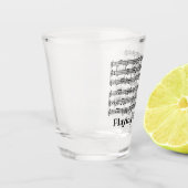 A Shot Conception de partition musicale Verre de tir (Gauche)