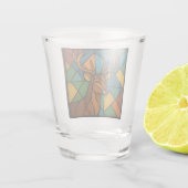 A Shot Conception de verre teinté de style Tiffany Cerf V (Dos)