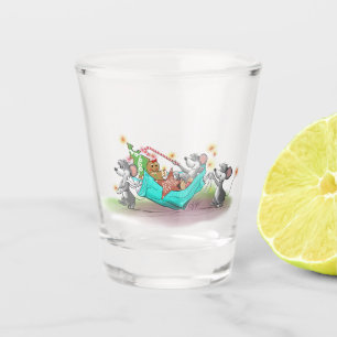 A Shot Cookie de Noël Chauffage de verre