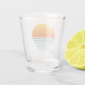 A Shot Coucher de soleil et verre de mer (Dos)