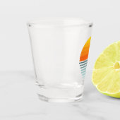 A Shot Coucher de soleil et verre de mer (Gauche)