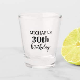 A Shot Coutume 30e anniversaire Fête du Verre de Fête
