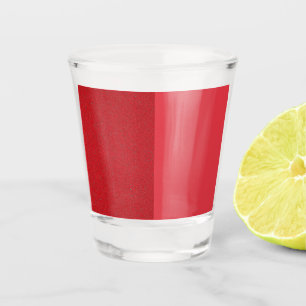 A Shot Coutume Tomate Rouge Sublimation Deux Tons Verre T