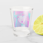 A Shot Cute Neon Anime Verre de tir (Dos)