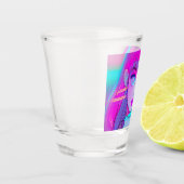 A Shot Cute Neon Anime Verre de tir (Gauche)