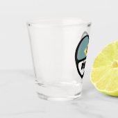 A Shot Delaware, Drapeau D'État En Coeur, Verre Tiré (Gauche)