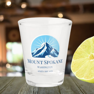 A Shot Domaine skiable de Mount Spokane Washington Verre