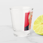 A SHOT DONALD TRUMP TIRE VERRE (Gauche)