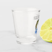 A Shot Donne-moi Whiskey Me prendre Pêche Verre (Gauche)