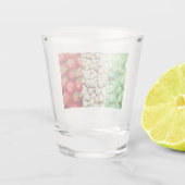 A Shot Drapeau alimentaire italien Verre de tir (Dos)