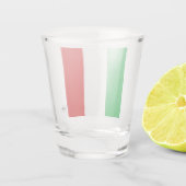 A Shot Drapeau italien verre de tir (Dos)