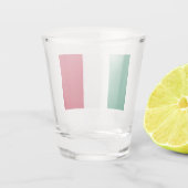 A Shot Drapeau italien verre de tir (Dos)