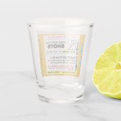 A Shot Drôle Verre de prise d'ordonnance RX (Dos)