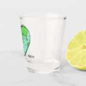 A Shot Earth Love nom personnalisé verre photo (Droite)