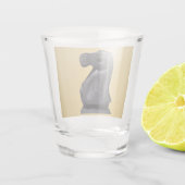 A Shot Échecs en verre soufflé (Dos)