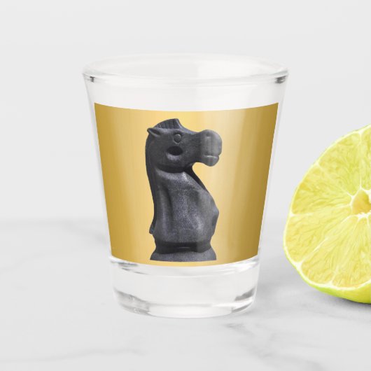 A Shot Échecs en verre soufflé (Devant)