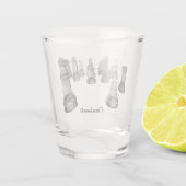 A Shot Échecs en verre soufflé (Dos)