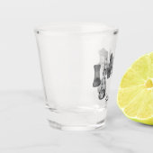 A Shot Échecs en verre soufflé (Gauche)