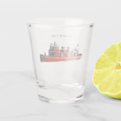 A Shot Edward M. Cotter en verre abattu (Dos)