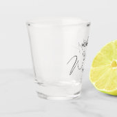 A Shot Elégant mariage Favoriser verre de tir (Gauche)