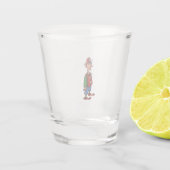 A Shot Elf à l'attention en verre transparent (Dos)