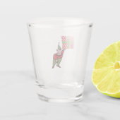 A Shot Elf avec Polka Dot Cadeau verre transparent (Dos)