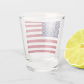 A Shot Etats-Unis : Un Drapeau américain en verre (Dos)