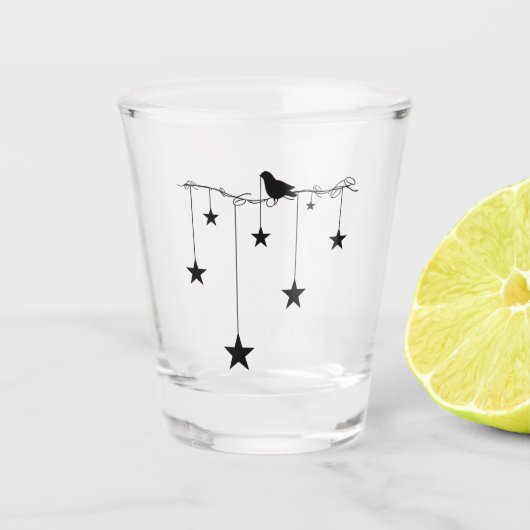 A Shot Étoiles Et Verre De Feu (Devant)