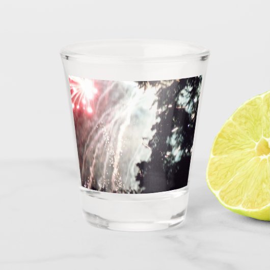 A Shot Feux d'artifice 14 verre tourné (Devant)