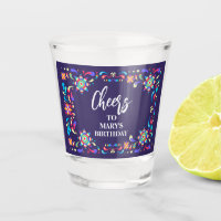 Fiesta Bleu Verre de tir