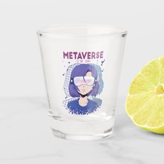 A Shot Fille d'anime lunettes de réalité virtuelle Verre (Devant)