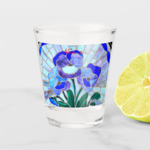 A Shot Fleur bleue en verre tendu Thunder_Cove