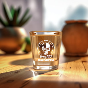 A Shot FragM3 Gaming RazzleDazzle verre de tir en blanc