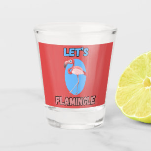 A Shot FUNNY ! Verre de tir - Flamingle - Flamant rose