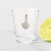 A Shot Gold Thor Hammer verre transparent (Dos)