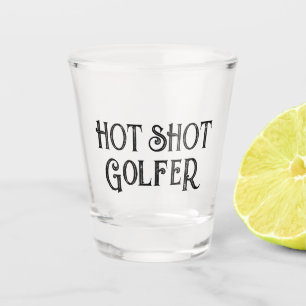 A Shot Golfeur à chaud Drôle Verre cadeau