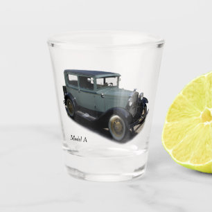 A Shot Gris Modèle Un verre tiré