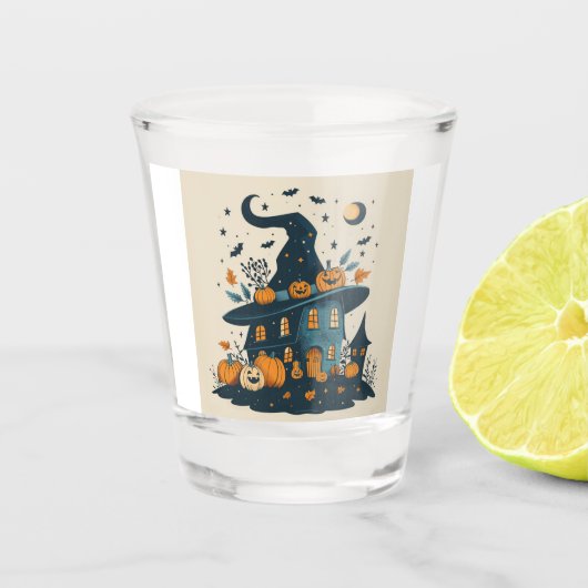 A Shot Halloween Design verre à chaud (Devant)