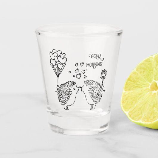 A Shot hérisson Verre de tir (Devant)