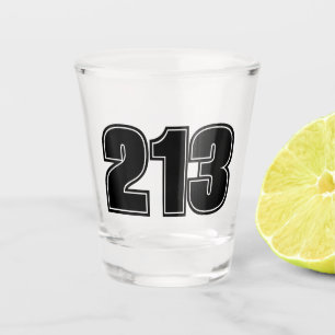 A Shot Indicatif régional 213 (Los Angeles) Verre de tir