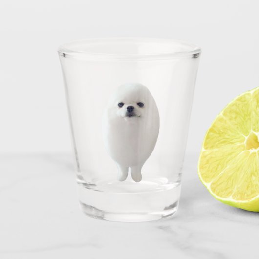 A Shot Jeu de chien d'oeuf de verre abattu (Devant)