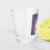 A Shot Joyeux Noël Gnomes en verre (Gauche)