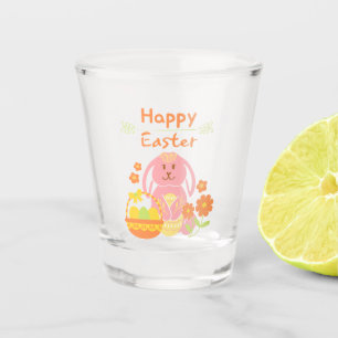 A Shot Joyeux verre de lapin de Pâques