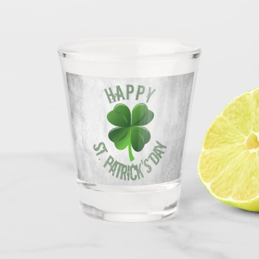 A Shot Joyeux verre de tir de la Saint Patrick (Devant)