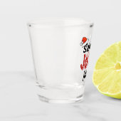 A Shot Jus de gelée de Père Noël Verre de Noël (Gauche)