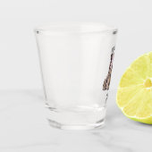 A Shot Les cheveux du verre de tir de chien (Gauche)