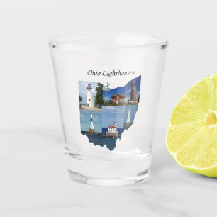 A Shot Les phares de l'Ohio en verre tourné
